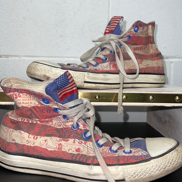 Converse Chuck Taylor All Star Country Collection High Tops Patriotic Men's 8